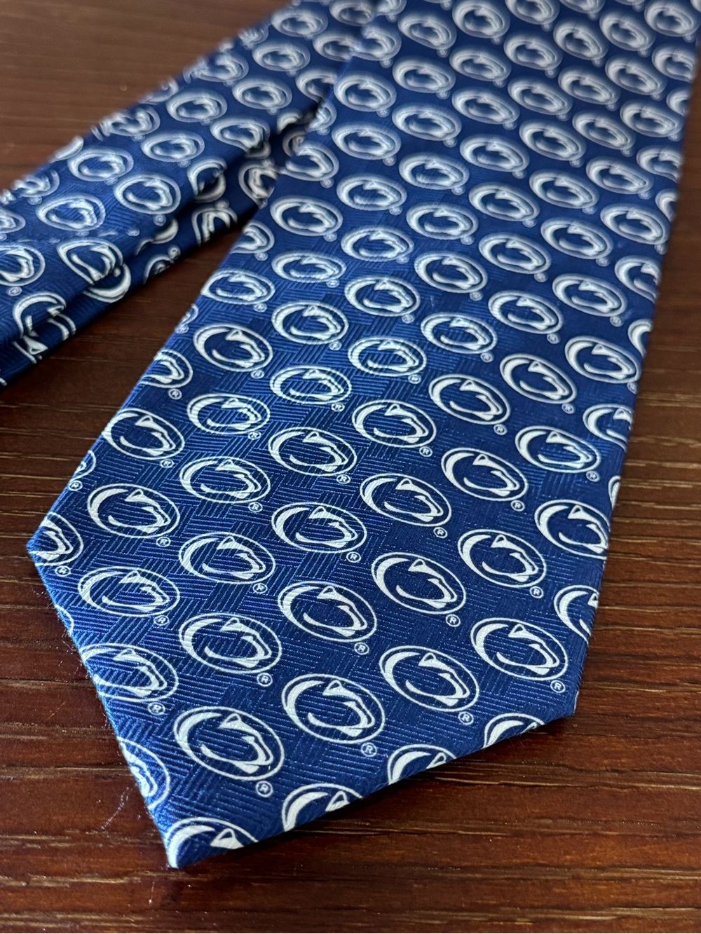 Penn State Nittany Lions 100% Silk Necktie by College Classics - Men’s Blue Tie